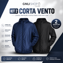 KIT 2 jaquetas corta vento impermeavél