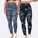 Kit Com 2 Calças Legging Tie Dye