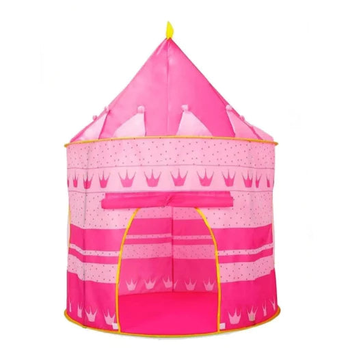 Jogar tenda portátil dobrável tipi e princesa dobrável tenda crianças menina cubby casa presentes dos miúdos ao ar livre brinquedo tendas castelo - Lojas Onlishop