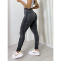 Calça Legging Esportiva Academia Feminina Cintura Alta Elástica Secagem Rápida 3RD SD570 - Lojas Onlishop