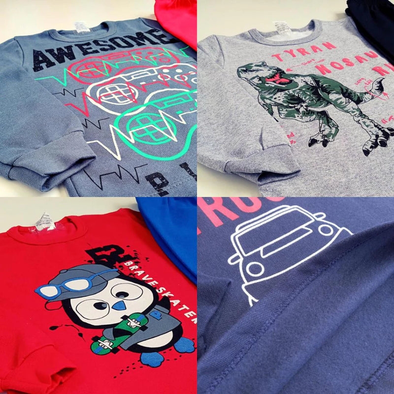 Conjunto Moletom Infanti Masculino 4 Peças