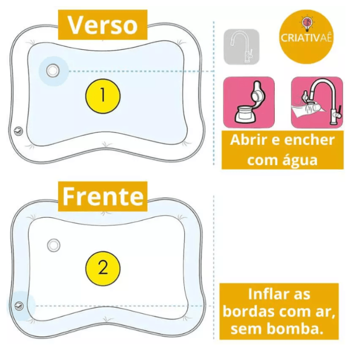 Tapete de Água Interativo - Lojas Onlishop