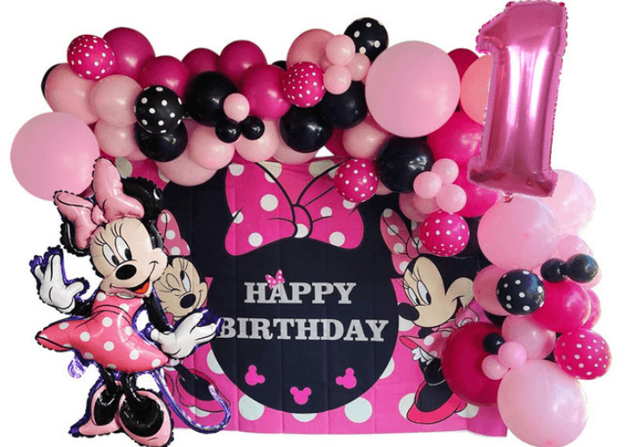 Kit Festa de Aniversário Minnie - Lojas Onlishop