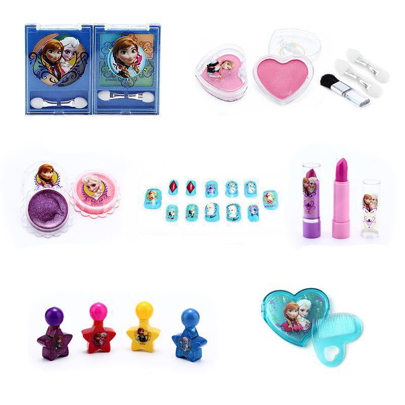 Maleta De Maquiagem Infantil Disney Frozen + Kit De Pincéis - Lojas Onlishop