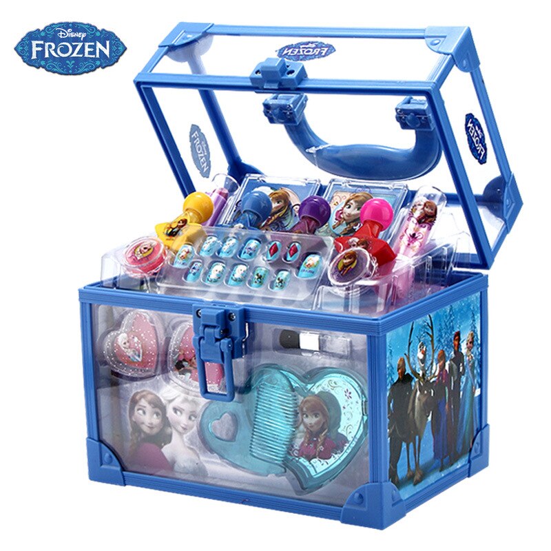 Maleta De Maquiagem Infantil Disney Frozen + Kit De Pincéis - Lojas Onlishop