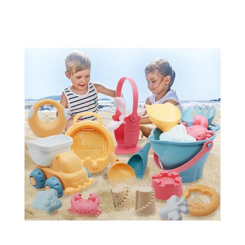 Conjunto De Brinquedos Para Praia - 17 Peças - Lojas Onlishop