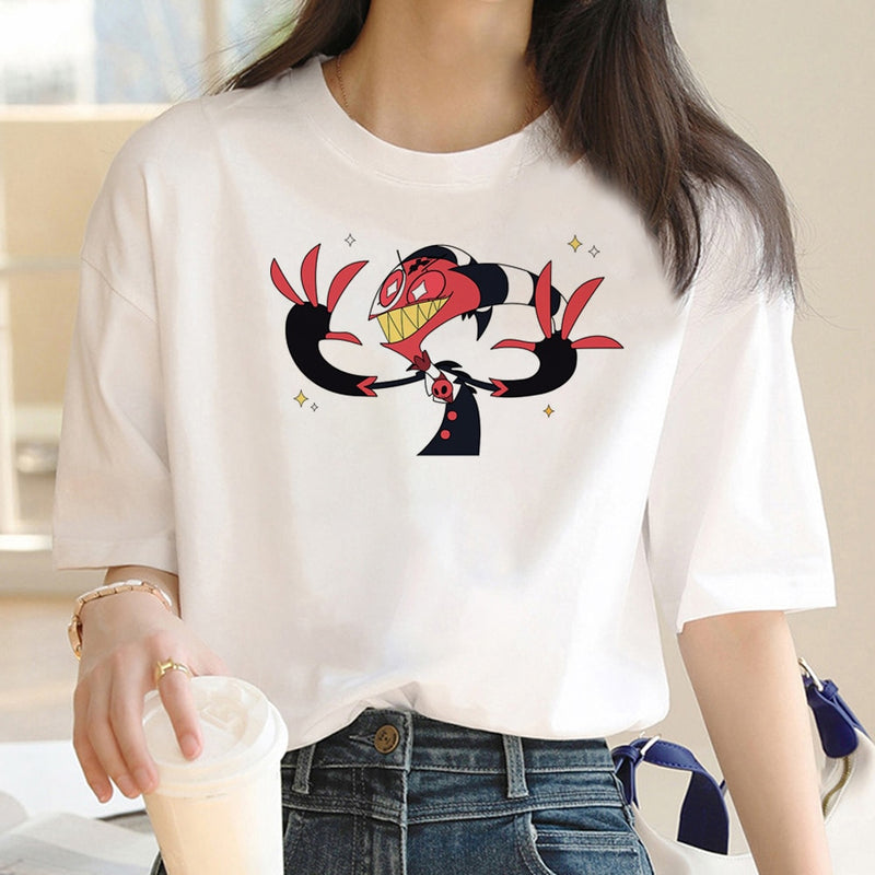 Camisa Feminina com Estampa de Desenho