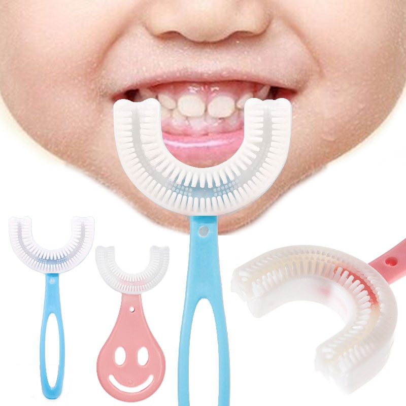 Escova de Dentes Infantil 360 graus - Lojas Onlishop