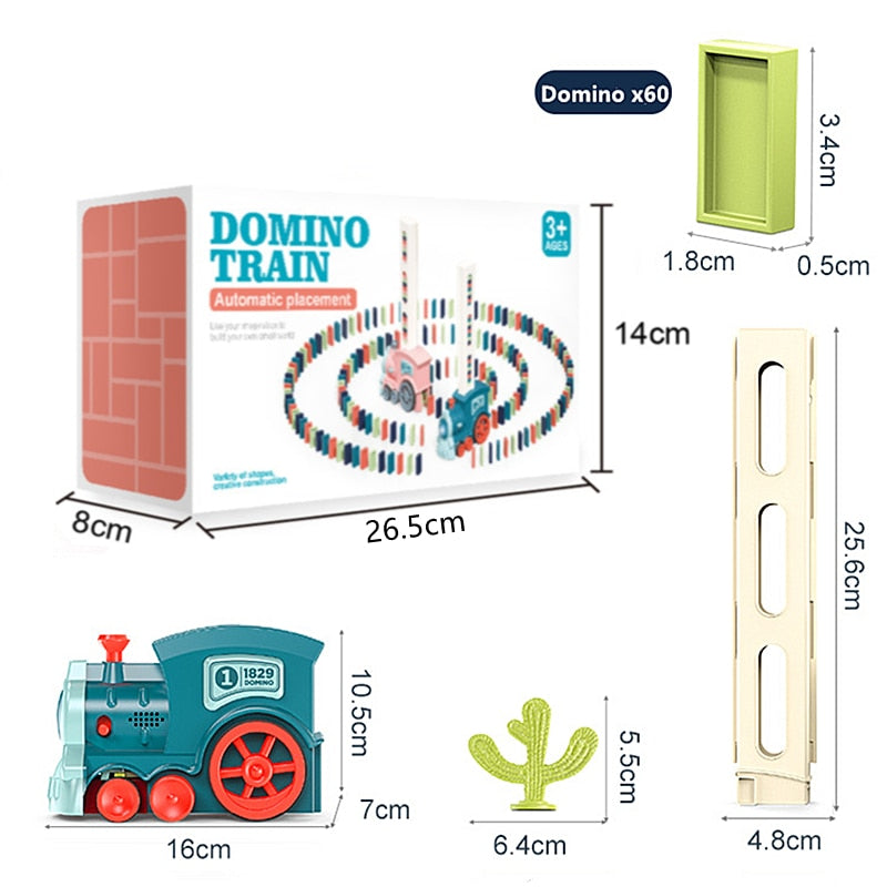 Trem Elétrico De Dominos Automatizado - Lojas Onlishop