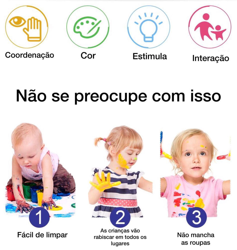 Tapete Mágico Infantil Para Desenhos - Lojas Onlishop