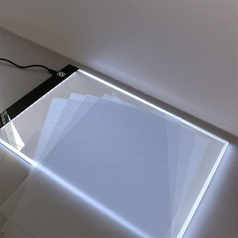 Mesa De Luz LED Para Desenhos USB A4 - Lojas Onlishop