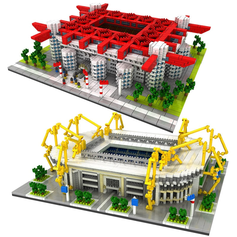 Blocos De Construção Campo De Futebol 380 Peças - Lojas Onlishop