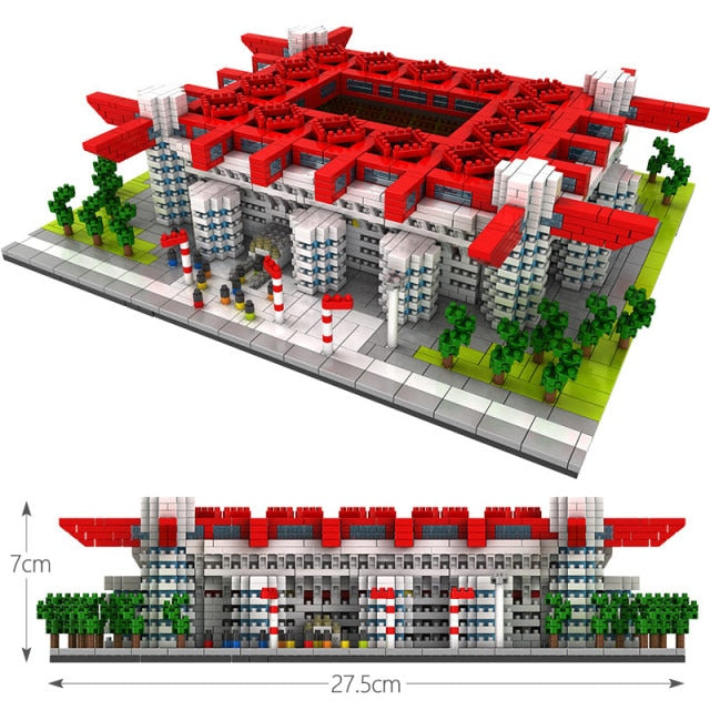 Blocos De Construção Campo De Futebol 380 Peças - Lojas Onlishop