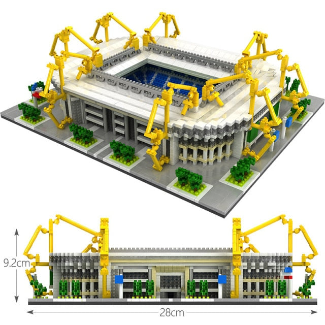 Blocos De Construção Campo De Futebol 380 Peças - Lojas Onlishop